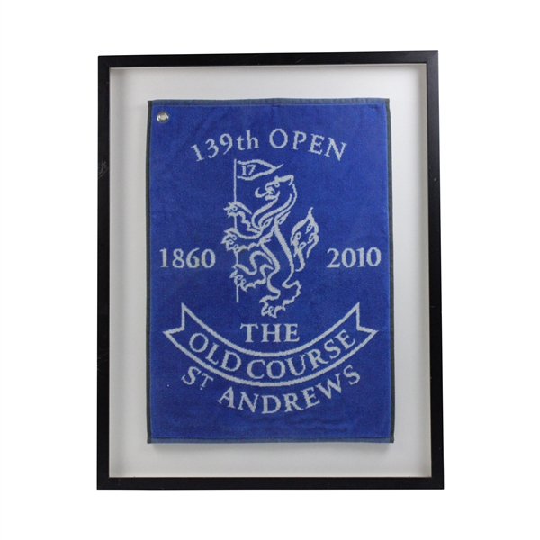 2010 Open Championship At St. Andrews Framed Golf Towel