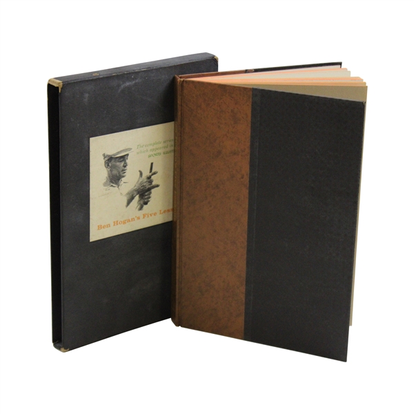 Ben Hogans Five Lessons Deluxe Edition Book with Slipcase