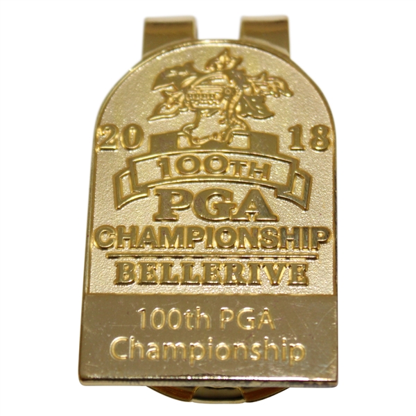 2018 PGA Championship at Bellerive Money Clip - 100th - PGA President Will Mann Collection