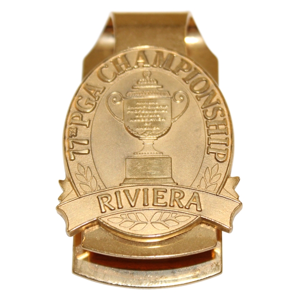 1995 PGA Championship at Riviera Money Clip - PGA President Will Mann Collection