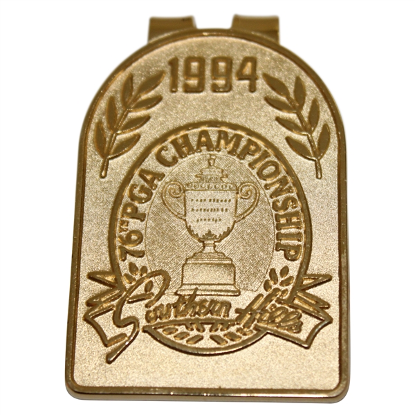 1994 PGA Championship at Southern Hills Money Clip - PGA President Will Mann Collection