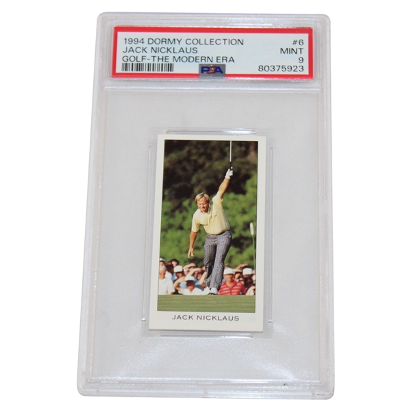 1994 Dormy Collection Golf Of The Modern Era Jack Nicklaus Card #6 PSA Grade 9 #80375923