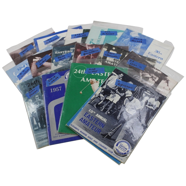 Sixteen (16) Eastern Amateur Programs From Years 1966-1996