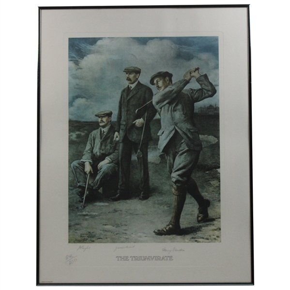 Harry Vardon James Braid J.H. Taylor “The Triumvirate” Art Print #246/300 