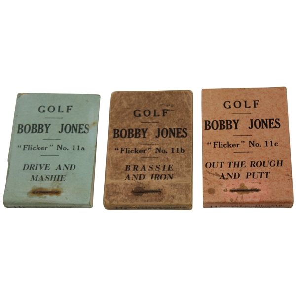 Complete Set of Bobby Jones Flicker Books - No. 11a, No. 11b & No. 11c