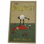 Early Golf Ball Advertising Postcard "The Falcon beats Bogey”