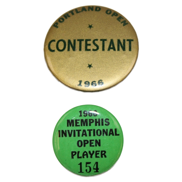 1966  Portland & Memphis Contestant Badges