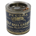 Tin of Pecora Golf Ball Paint With The Rhino