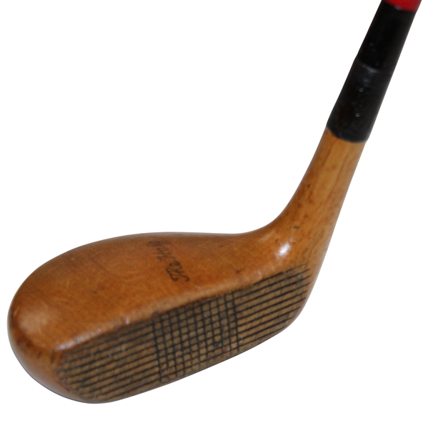 c.1940 The Haig Putter w/Coated Plastic Shaft & Leather Paddle Grip