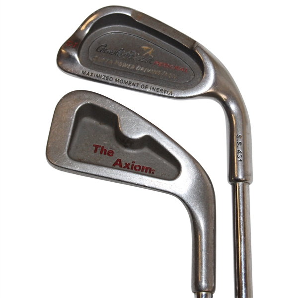 Two (2) Arnold Palmer 1 Irons The Axion Stiff Shaft & Driving Iron