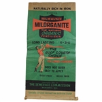 Mid-Century Milwaukee Fertilizer Unused Packaging w/Golf Theme Color Graphics - “The Golf Course Choice”