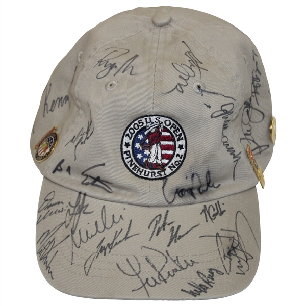 Mike Weir, Corey Pavin & 22 Others Signed 2005 US Open at Pinehurst Hat JSA ALOA