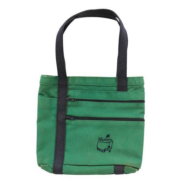Classic Augusta National Golf Shop Green Masters Logo Tote Bag