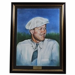 Byron Nelson Signed Ltd Ed Portrait Print #10/30 - Framed JSA ALOA