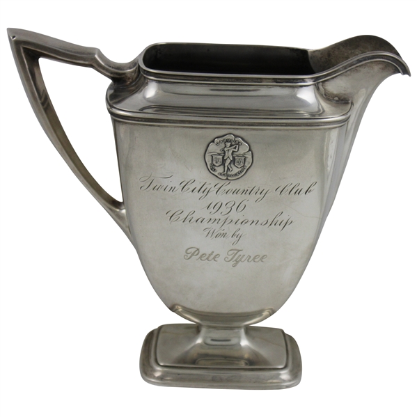 1936 Twin City Country Club Sterling Silver Trophy 