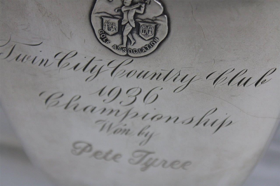 1936 Twin City Country Club Sterling Silver Trophy 