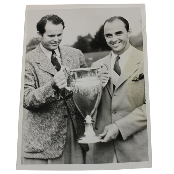 Sam Snead and Ralph Guldahl 1940 Four Ball Match Photo