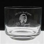 Chi-Chi Rodriguezs Personal El Legado Festival Of Golf 2nd Place Glass Bowl Trophy