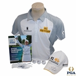 Inbee Parks 2015 Womens PGA Duplicate Worn Shirt, Hat, Glove & Golf Balls - Signed JSA ALOA