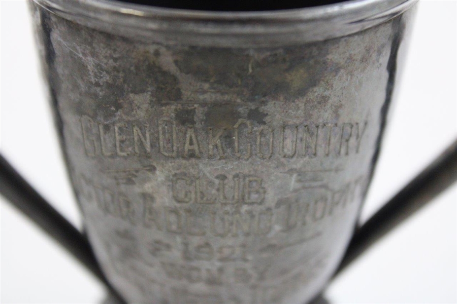 1921 Glen Oak CC Victor Adlund Trophy Won by Luther Johns