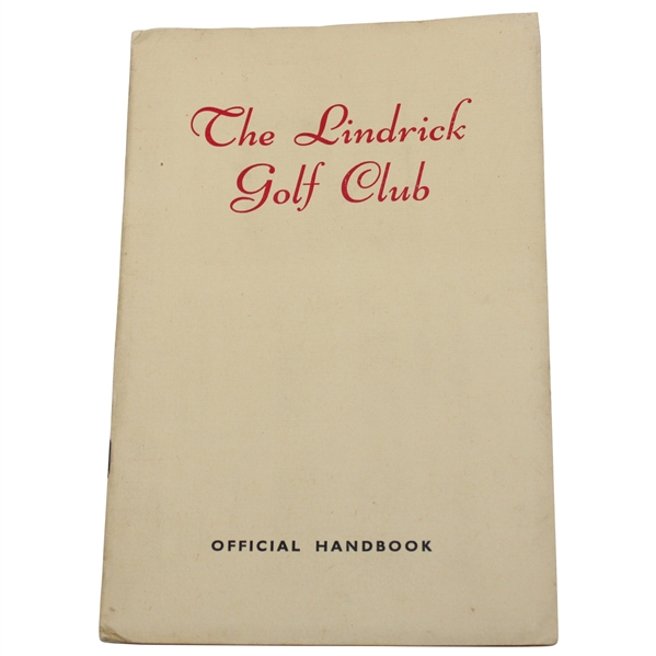 The Lindrick Golf Club Official Handbook