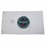 John Daly Signed 1991 PGA Championship at Crooked Stick White Flag JSA ALOA