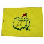 Tiger Woods Signed Undated Masters Embroidered Flag Beckett #AD40767