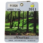 Charl Schwartzel Signed 2011 Masters Tournament SERIES Badge #R13526 JSA ALOA