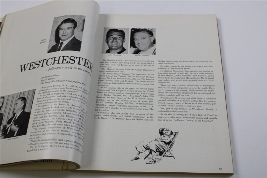 1959 US Open at Winged Foot Official Program - Billy Casper Winner