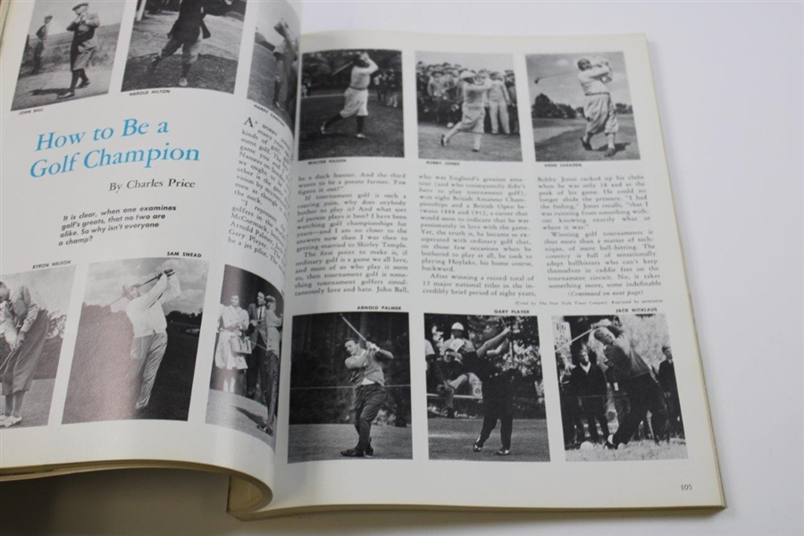 1967 US Open at Baltusrol Golf Club Official Program - Jack Nicklaus Winner