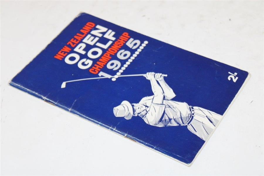 1965 New Zealand Open Golf Championship Official Program - Peter Thomson Win