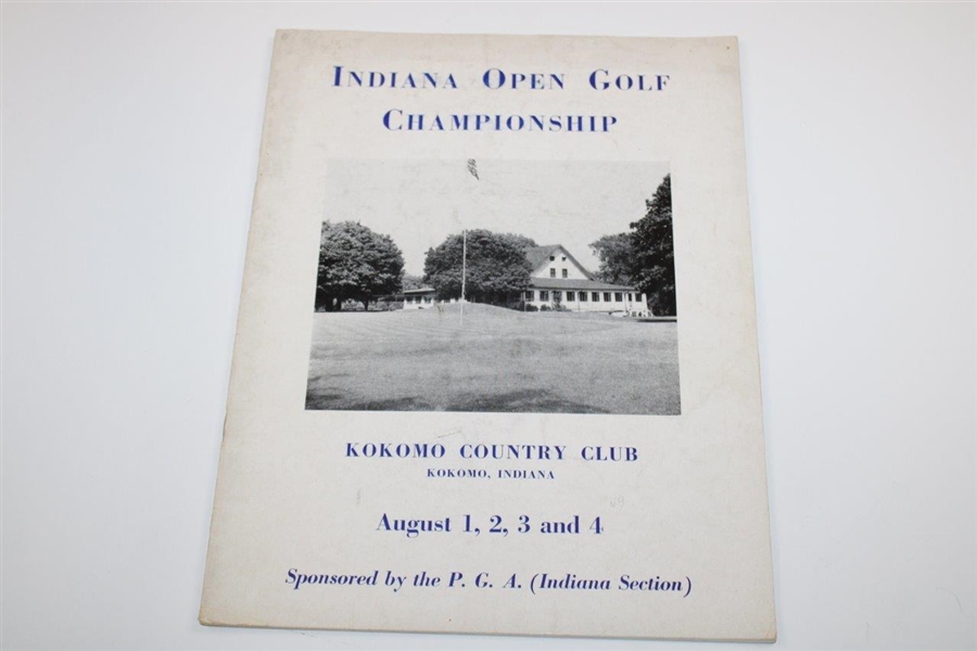 1946-1949 & 1953 Indiana Open Golf Championship Official Programs