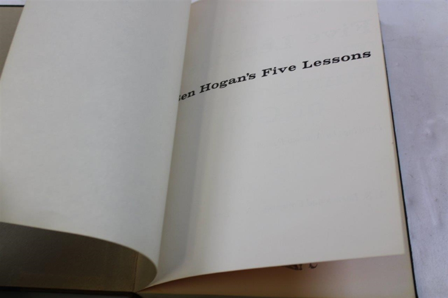 1957 'Ben Hogan's Five Lessons' Deluxe Edition Book with Slipcase