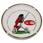 A.J. Industries with Jack Nicklaus on Bag Golf Products Ad Ceramic Ash Tray