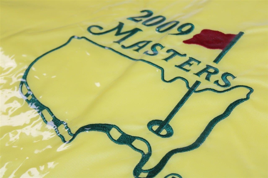 2009 Masters Tournament Embroidered Flag in Original Packaging