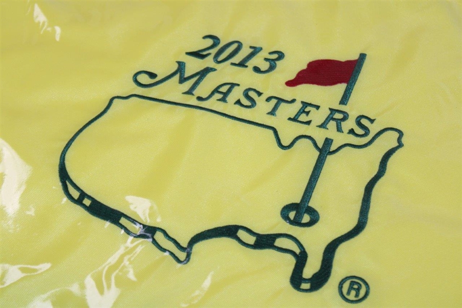 2013 & 2014 Masters Tournament Embroidered Flags in Original Packaging