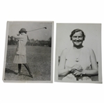 1922 & 1931 Marion Turpie Lake Wire Photos - 14yr Old Record Breaker & Winning 3rd Southern