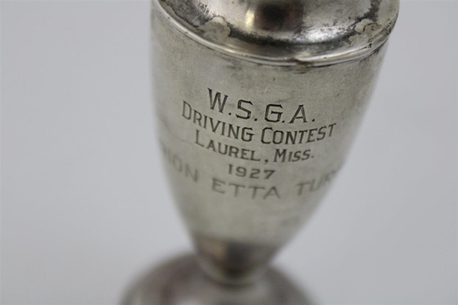Marion Turpie Lake's 1927 W.S.G.AA. Driving Contest Sterling Silver Trophy