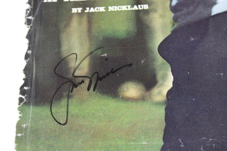Jack Nicklaus Signed 1964 Sports Illustrated Cover Only JSA ALOA