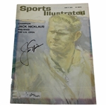Jack Nicklaus Signed 1963 Sports Illustrated Magazine With Tape Cover Only JSA ALOA