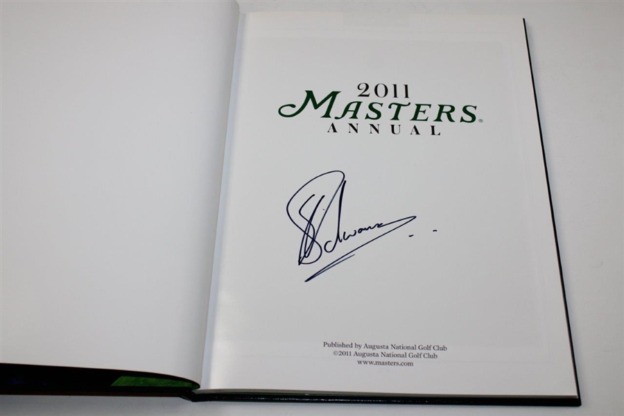 Charl Schwartzel Signed 2011 Masters Tournament Annual Book JSA ALOA