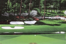 Augusta National Hole 12 Ltd Ed America's Famous Fairways Ceramic Plate by Danny Day