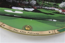 Augusta National Hole 12 Ltd Ed America's Famous Fairways Ceramic Plate by Danny Day