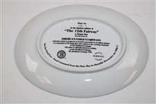 Augusta National Hole 12 Ltd Ed America's Famous Fairways Ceramic Plate by Danny Day