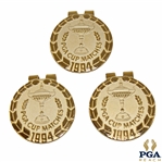 Three (3) PGA of America PGA Cup Matches Clips/Badges