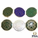 1941, 1944, 1946, 1949, 1950 & 1953 PGA Championship Contestant Badges