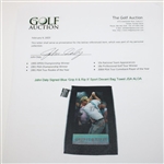 John Daly Signed Blue 'Grip It & Rip It' Sport Devant Bag Towel JSA ALOA