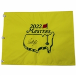 Scottie Scheffler Signed 2022 Masters Embroidered Flag JSA ALOA