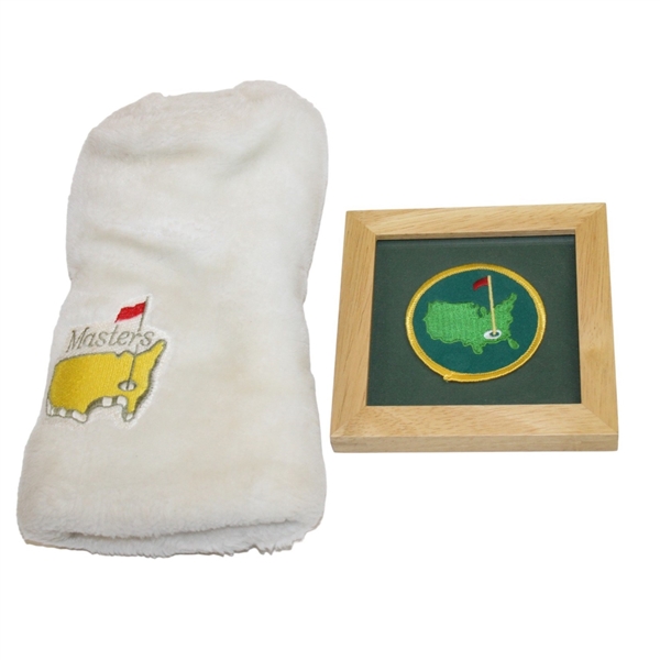 Masters Headcover & Framed Masters Patch