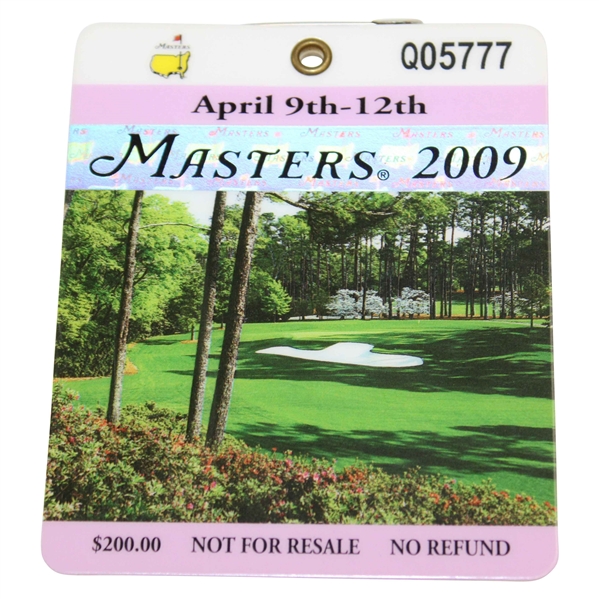 2009 Masters Series Badge #Q05777 - Angel Cabrera Win